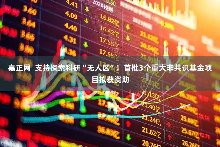 嘉正网  支持探索科研“无人区”！首批3个重大非共识基金项目拟获资助